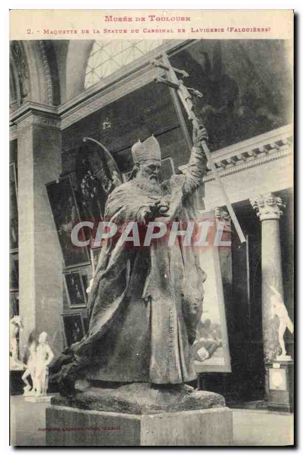 Musée de Toulouse — Maquette de la statue du Cardinal de Lavigérie (Falodières) — Antoine Lacroix - Paris