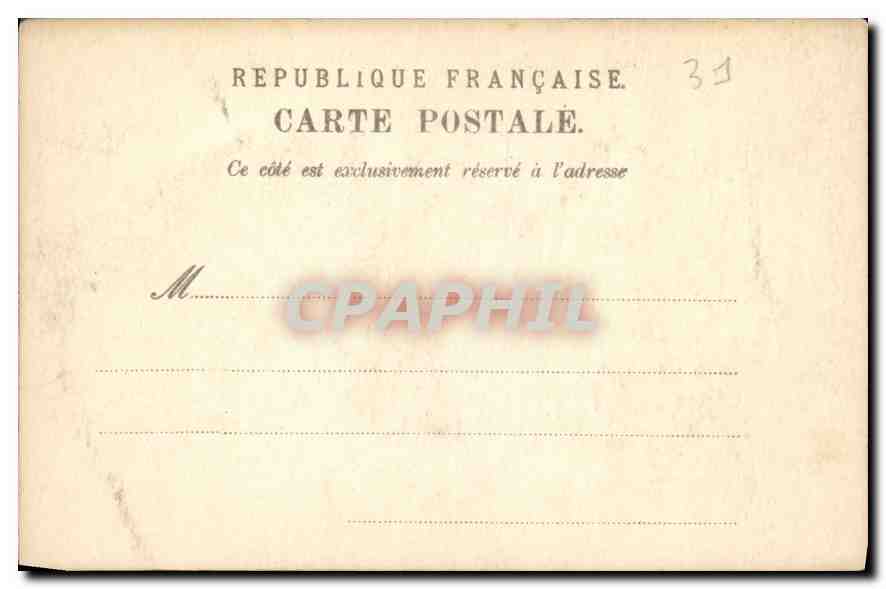 CPA Luchon Lac du Parc des Quinconces  — Rückseite