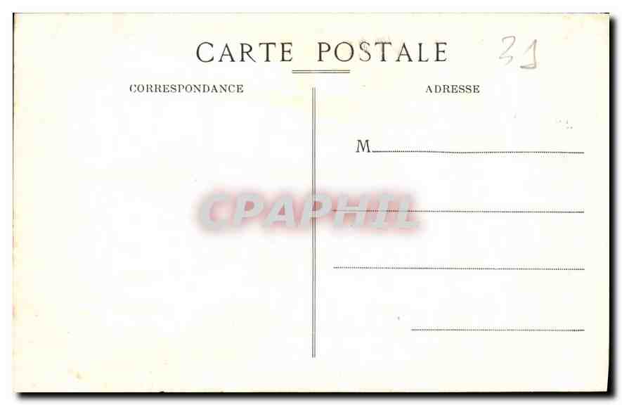 CPA Toulouse Eglise St Etienne La Nef  — Back