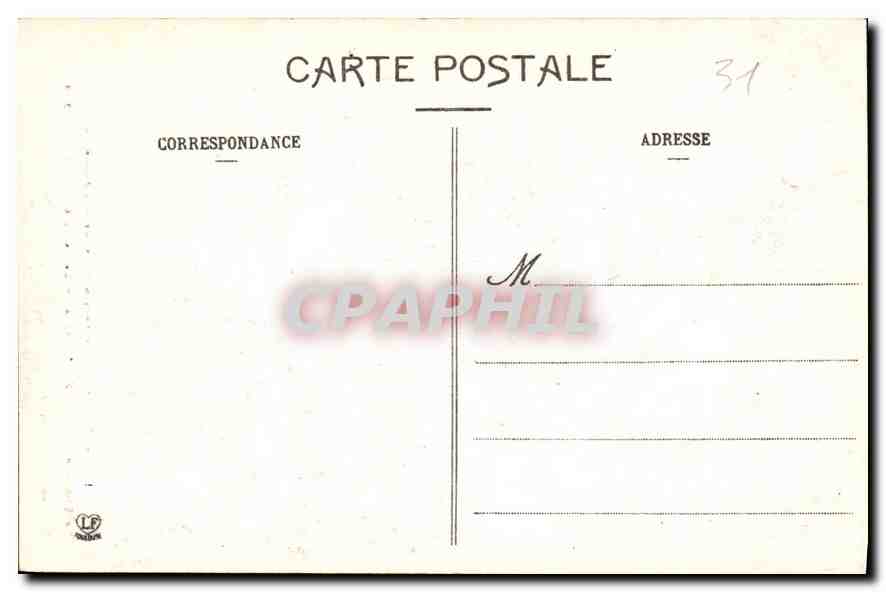 CPA Toulouse  — Verso