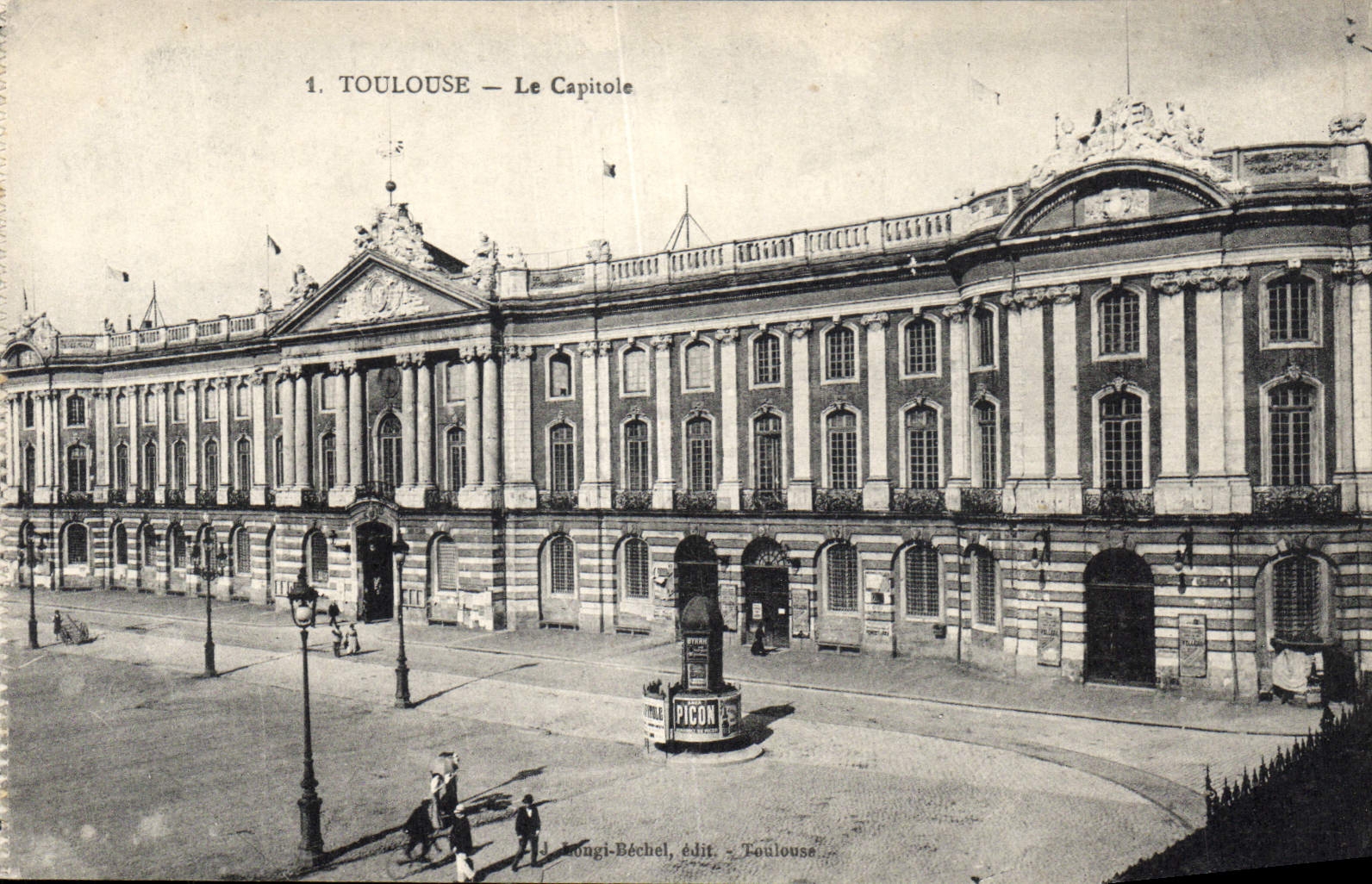 Toulouse — Le Capitole — J. Longi-Béchel, édit. - Toulouse - Anverso