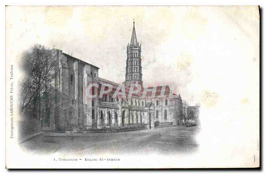 CPA Toulouse Eglise St Sernin 