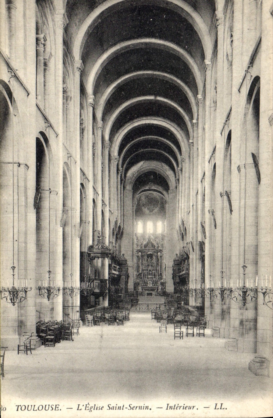 Toulouse — L'Église Saint-Sernin — Intérieur — LL.