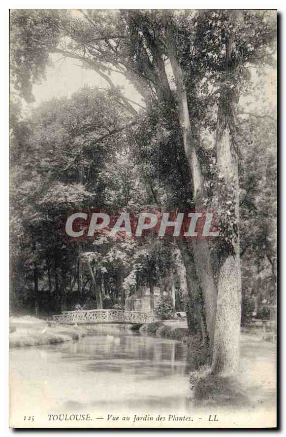 CPA Toulouse Vue du Jardins des Plantes 
