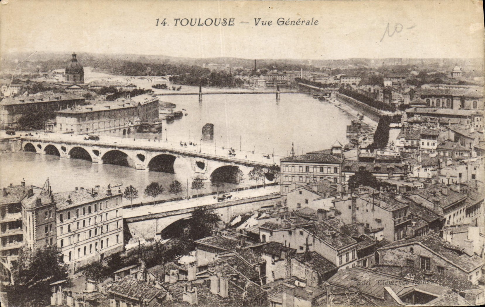 Toulouse — Vue Générale — Éd. Clamence, n°14