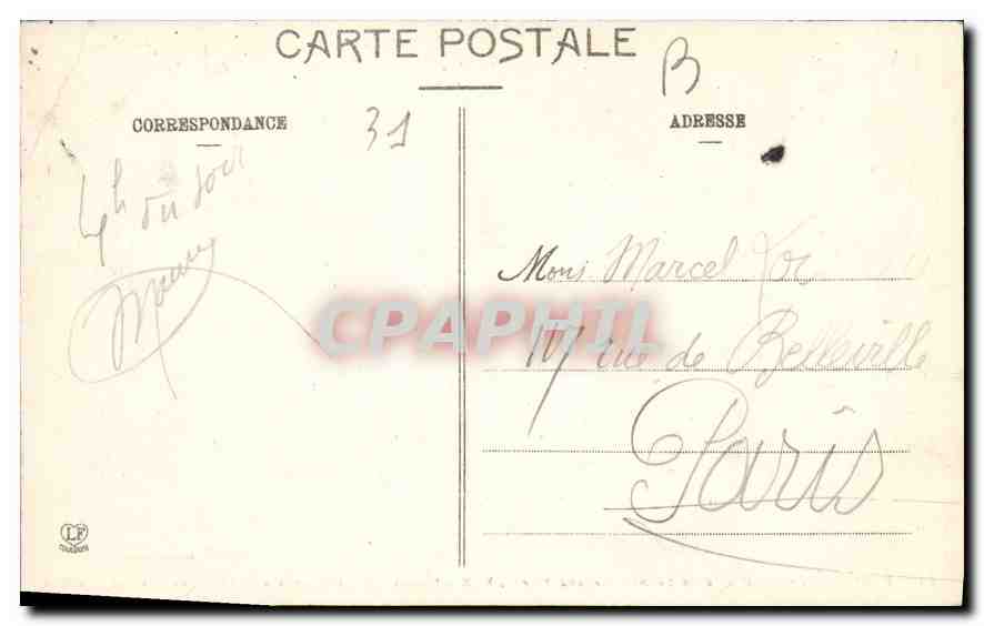 CPA Toulouse Basilique St Sernin Facade Nord  — Rückseite