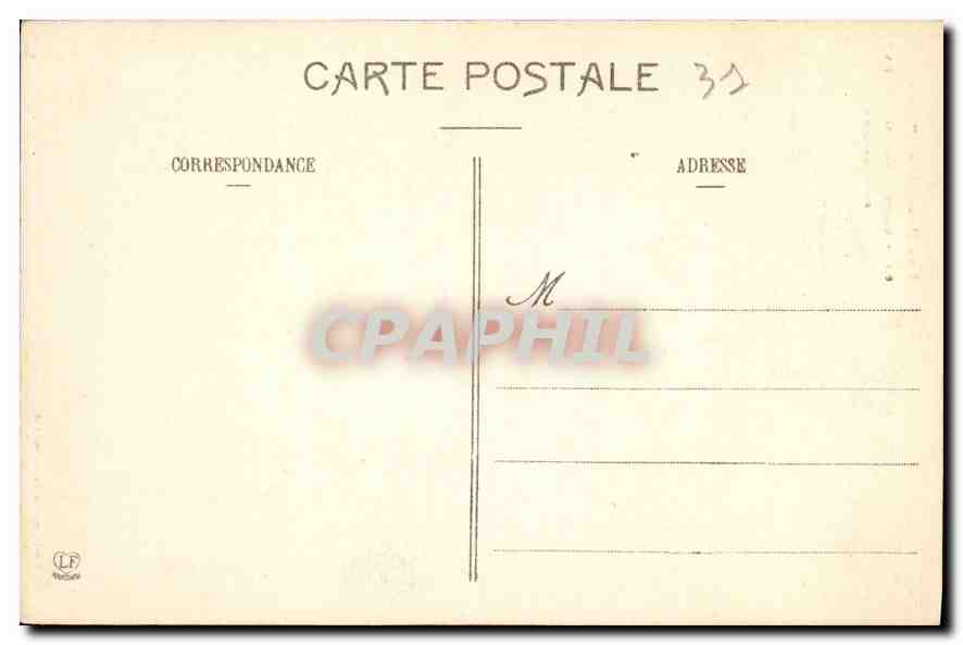 CPA Cascade de Montauban pres Luchon  — Rückseite