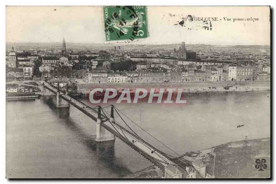 CPA Toulouse Vue panoramique 