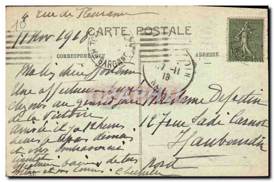 CPA Toulouse Vue Generale sur la Garonne  — Verso