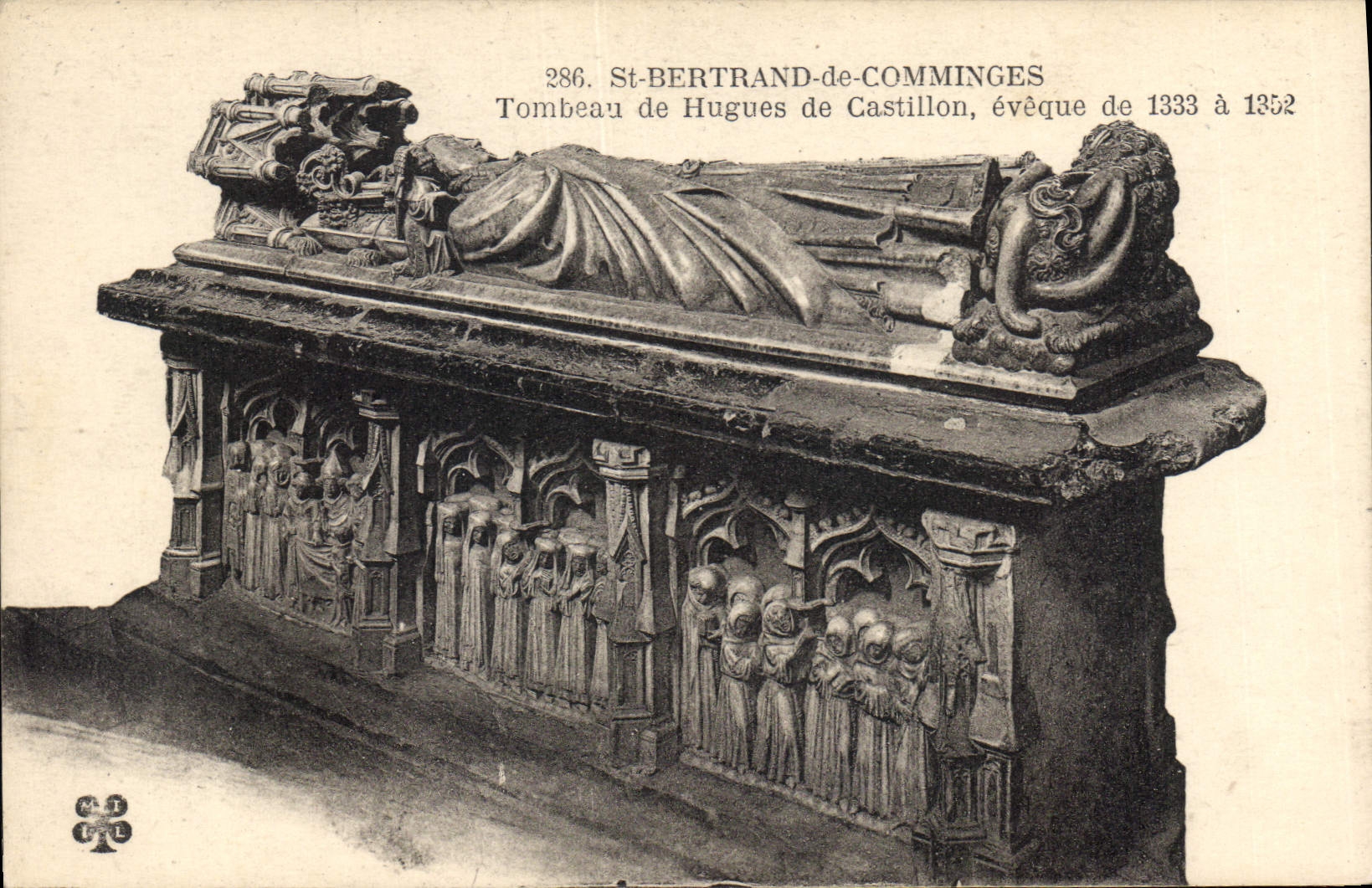 CPA St Bertrand de Comminges Tombeau de Hugues de Castillon 