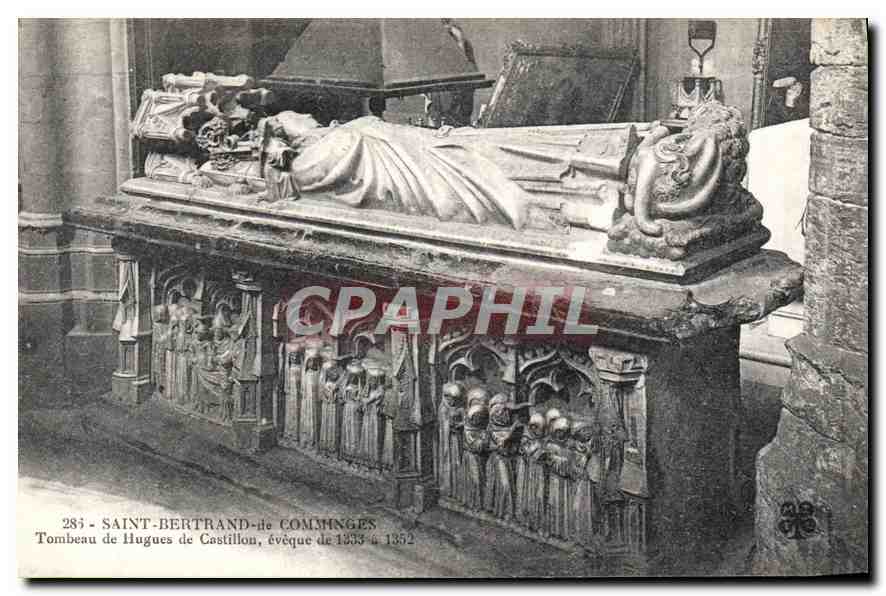 Tombeau de Hugues de Castillon — éditeur M.T. imp. - t. images, n° 283