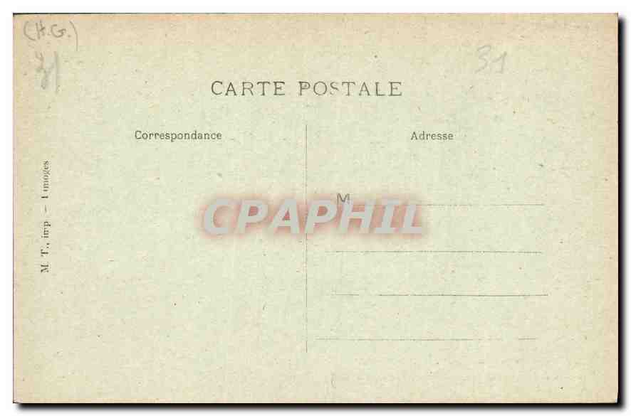 Tombeau de Hugues de Castillon — éditeur M.T. imp. - t. images, n° 283 — Back