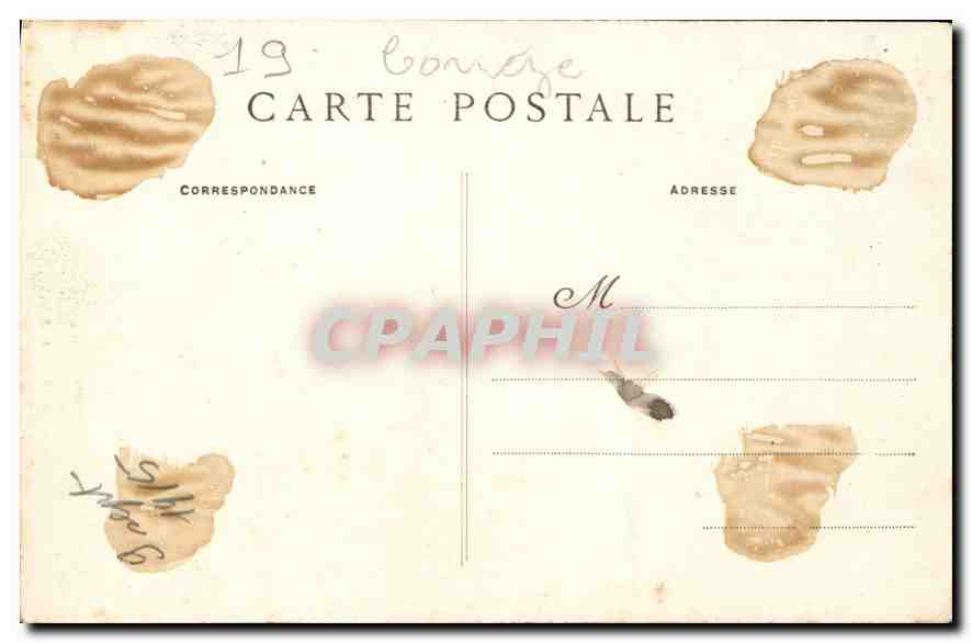 CPA Correze Chavanac  — Rückseite