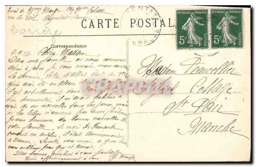 CPA Beaulieu Vue Generale  — Verso