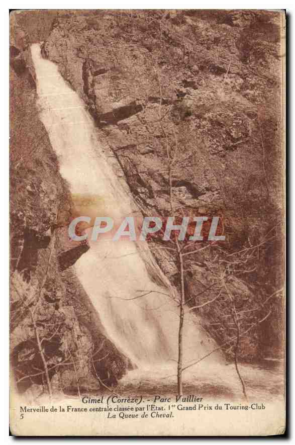 CPA Gimel Correze Parc Vuillier 