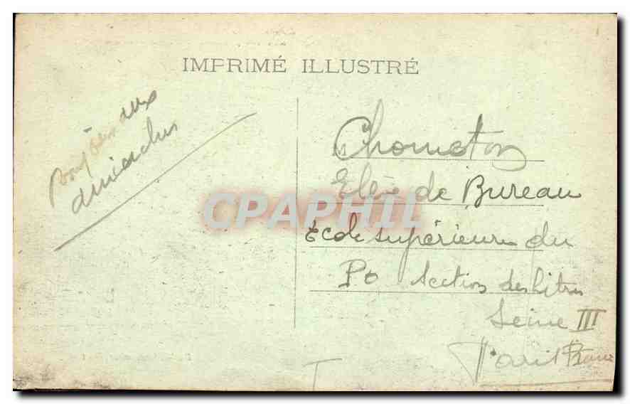 CPA Correze Bort les Orgues Les Orgues  — Rückseite