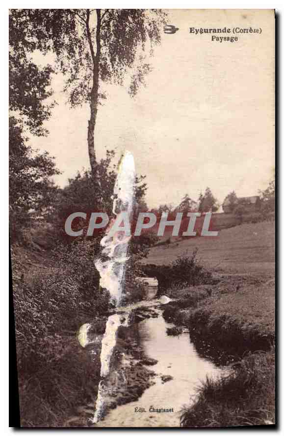 CPA Eygurande Correze Paysage 