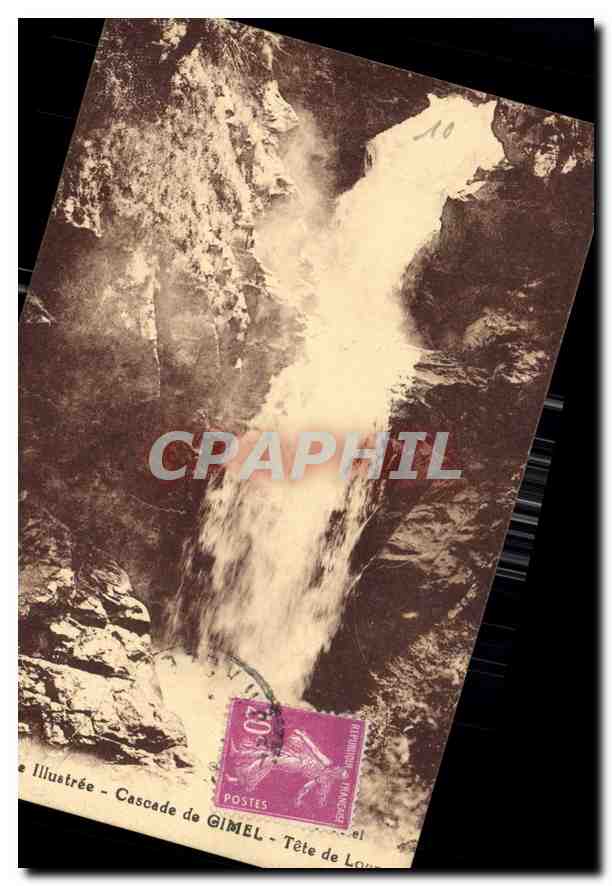CPA Illustre Cascade de Gimel Tete de Louis 
