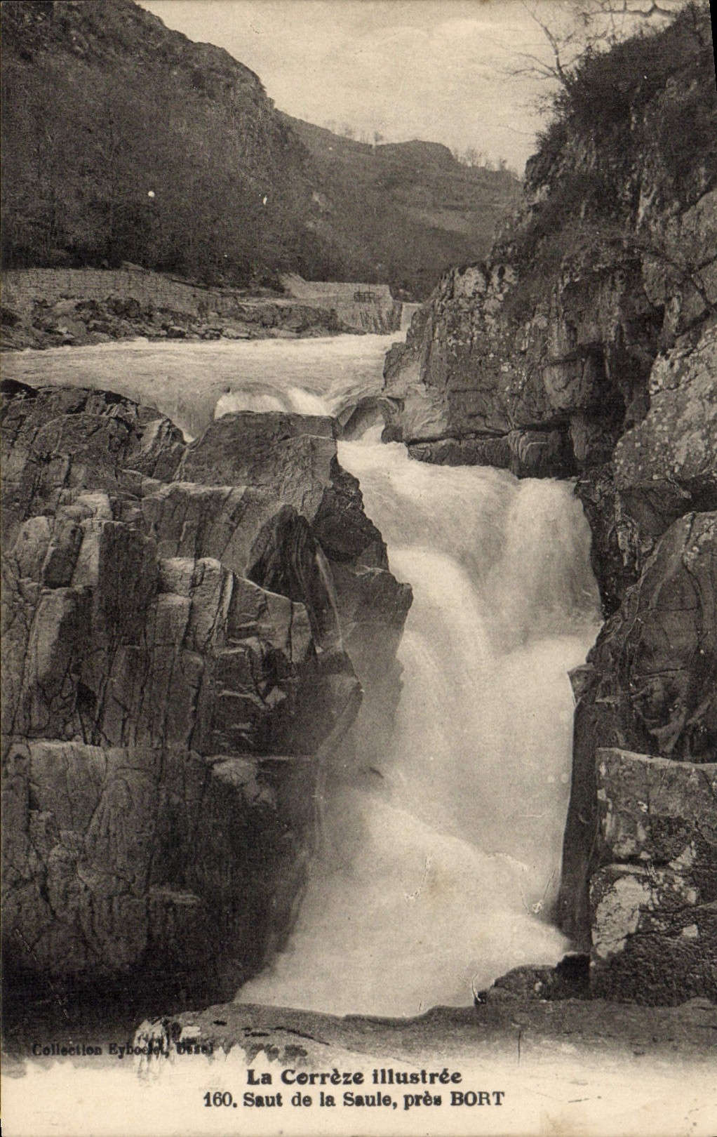 La Cerrèze illustrée — Saut de la Saule près BORT — Collection Eyboclet, n°160