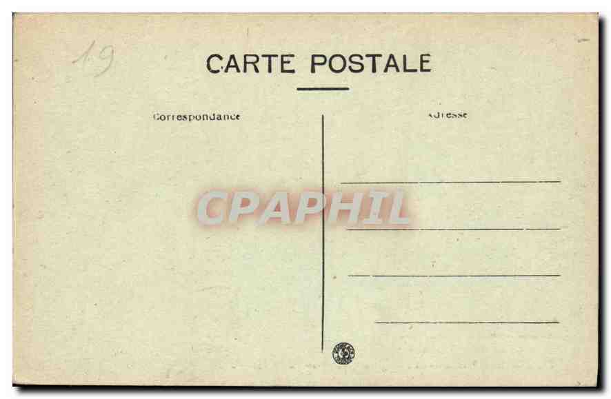 CPA Aubazine Interieure de L'Eglise Tombeau de St Etienne  — Rückseite