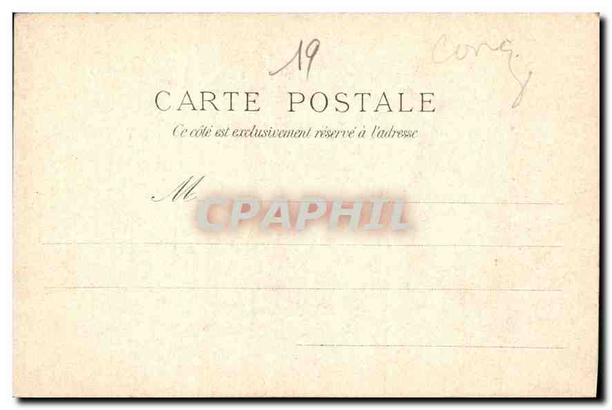 CPA Tulle Cloitre  — Rückseite