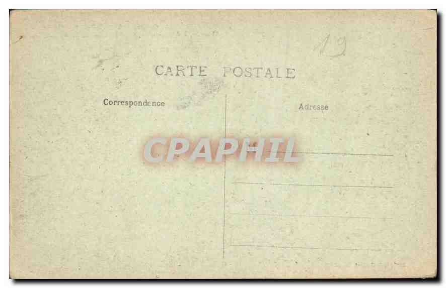 CPA Bort Le Orgues  — Rückseite