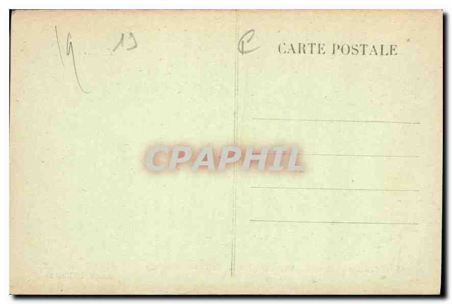 CPA Aubazine Correze Misericordes de l'Eglise abatiale  — Rückseite