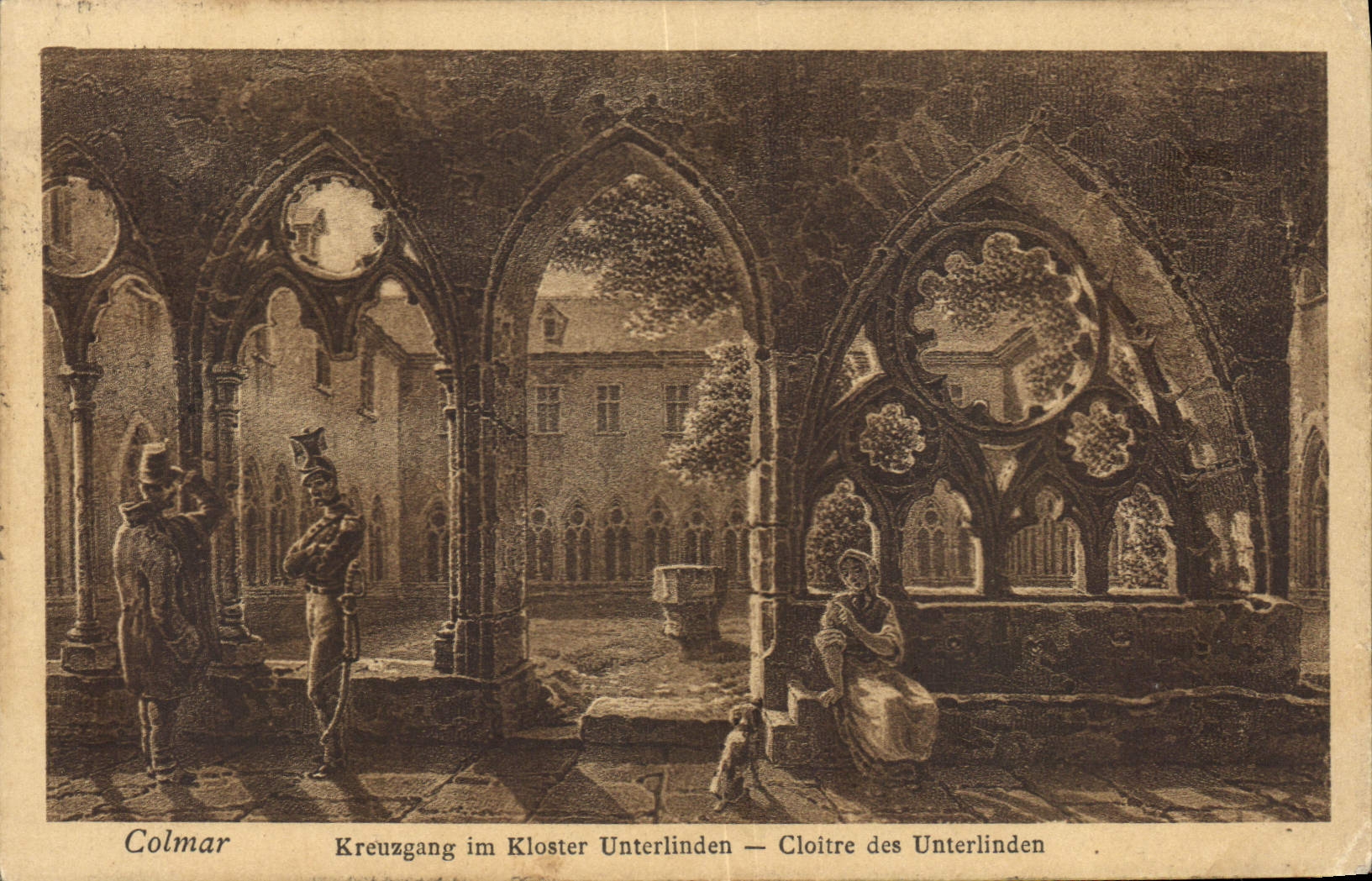 Colmar — Kreuzgang im Kloster Unterlinden — Cloître des Unterlinden