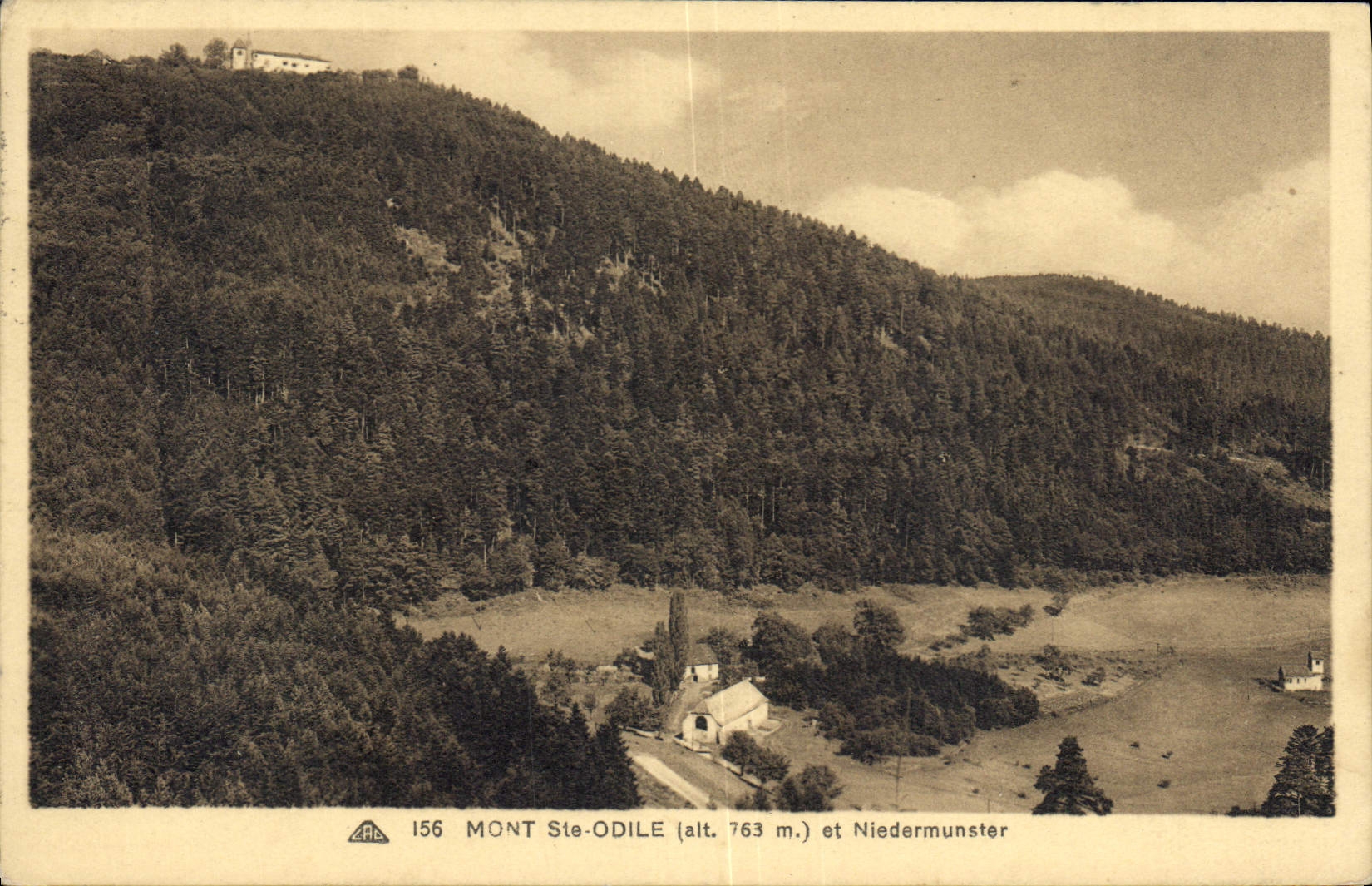 CPA Mont Ste Odile et Niedermunster 
