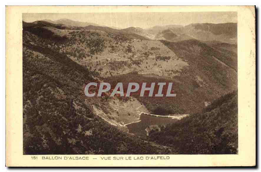 CPA Ballon D'Alsace Vue sur le Lac D'Alfeld