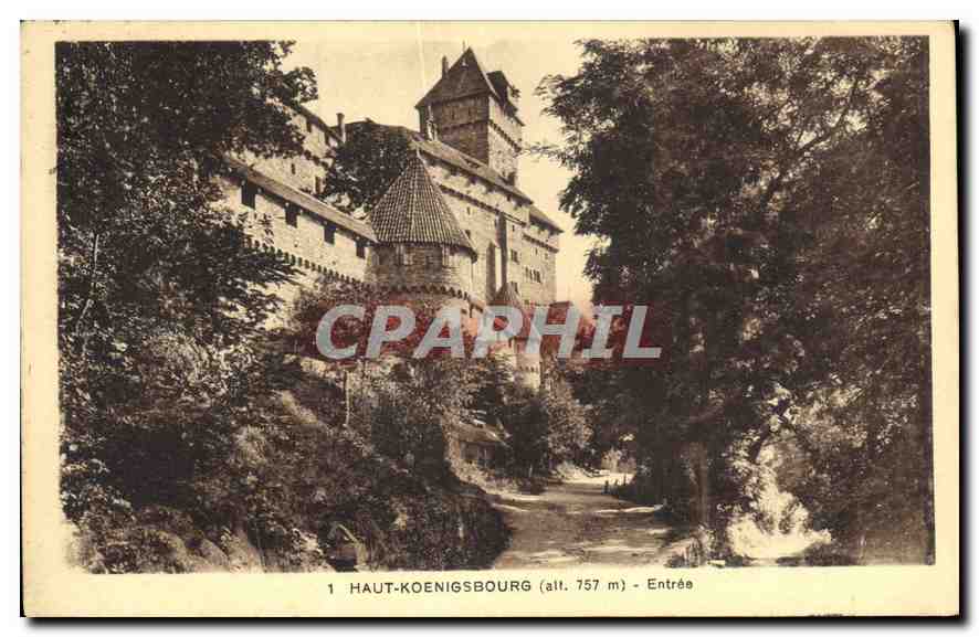 CPA Haut Koenigsbourg 