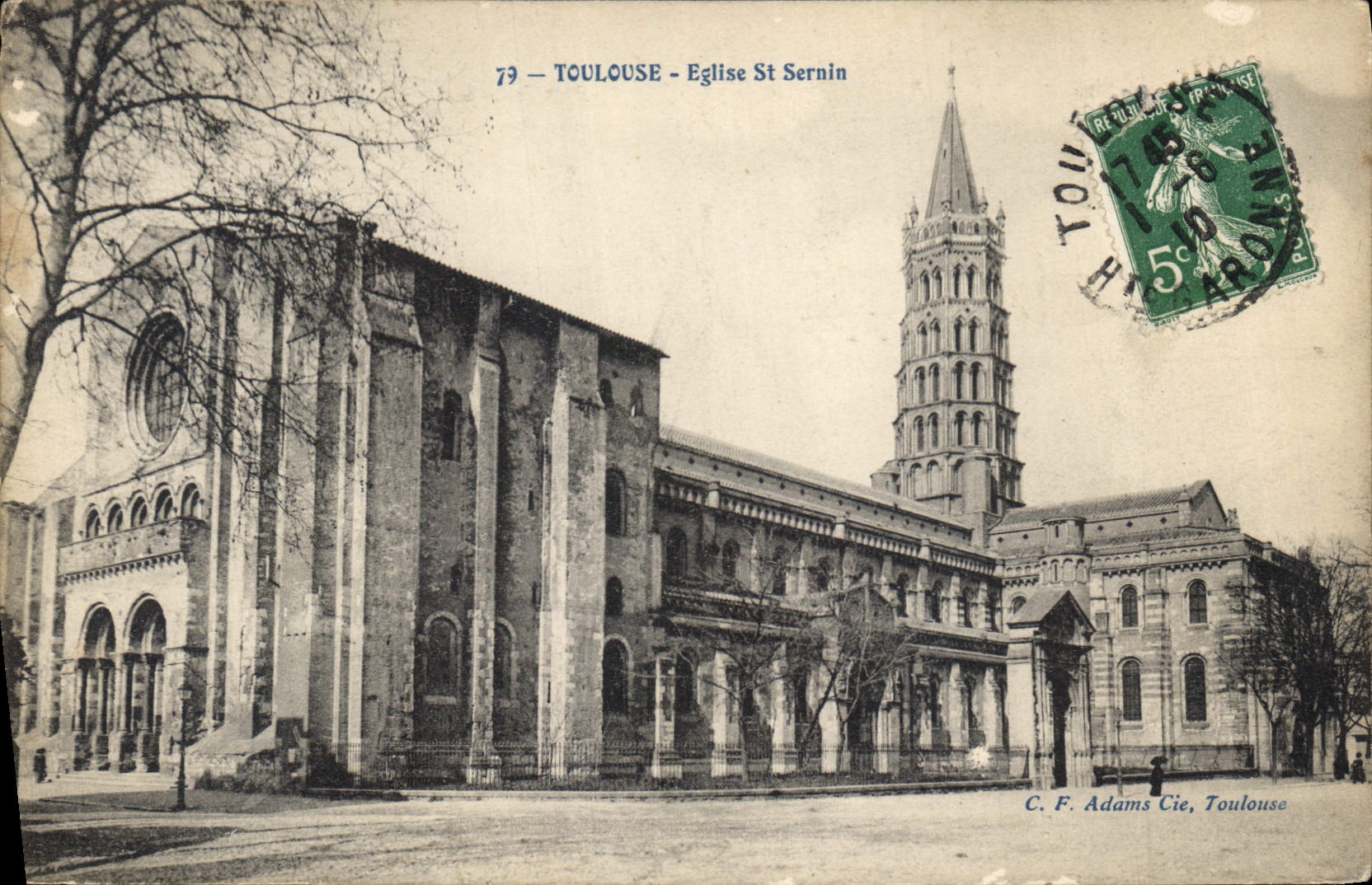Toulouse - Église Saint-Sernin — C.F. Adams Cie, Toulouse, n°79