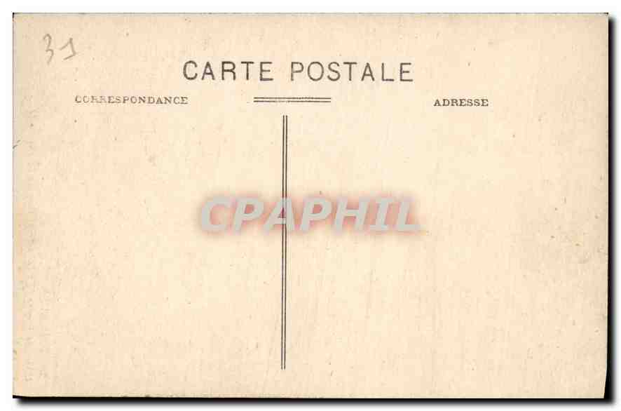 CPA Toulouse Hotel de Pierre Rue de la Dalbade  — Rückseite
