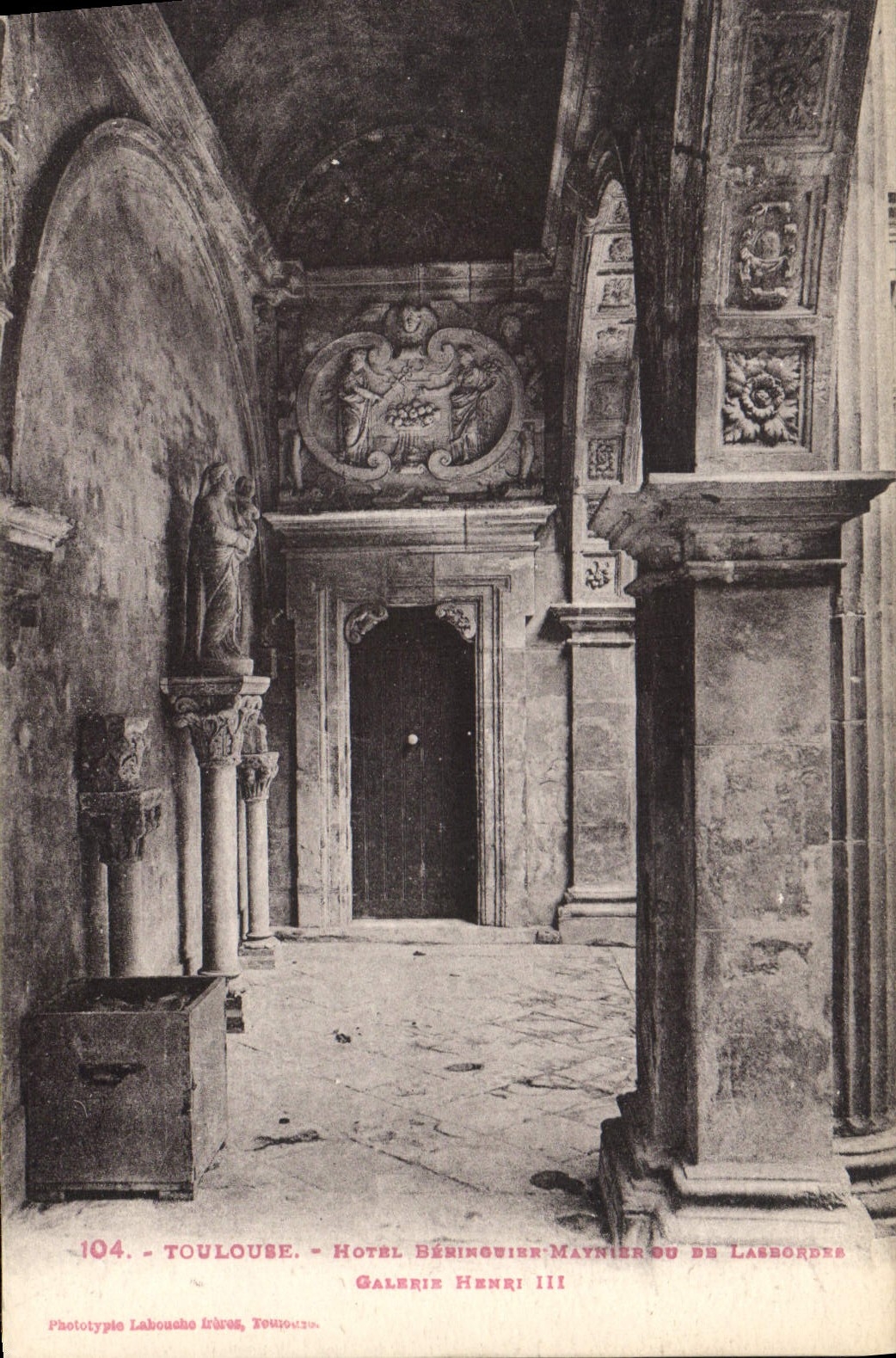 Toulouse - Hôtel Béninguier Maynier ou de Lasbordes - Galerie Henri III