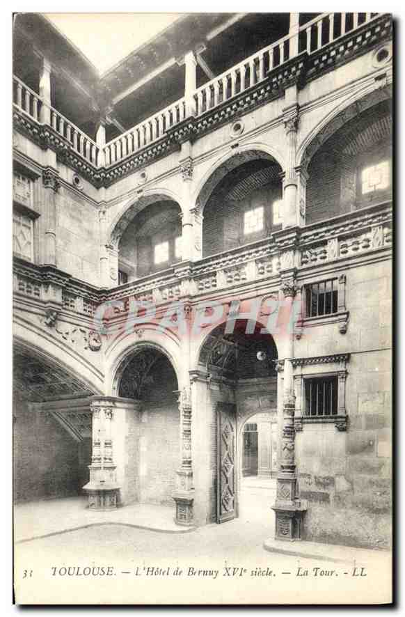 Toulouse — Das Hotel Bernuy 17. Jahrhundert — Die Turm — LL