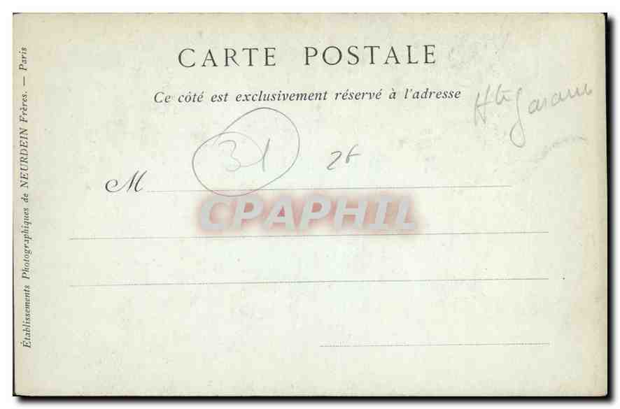 CPA Toulouse Hotel du Vieus Raisin Fenetre  — Verso