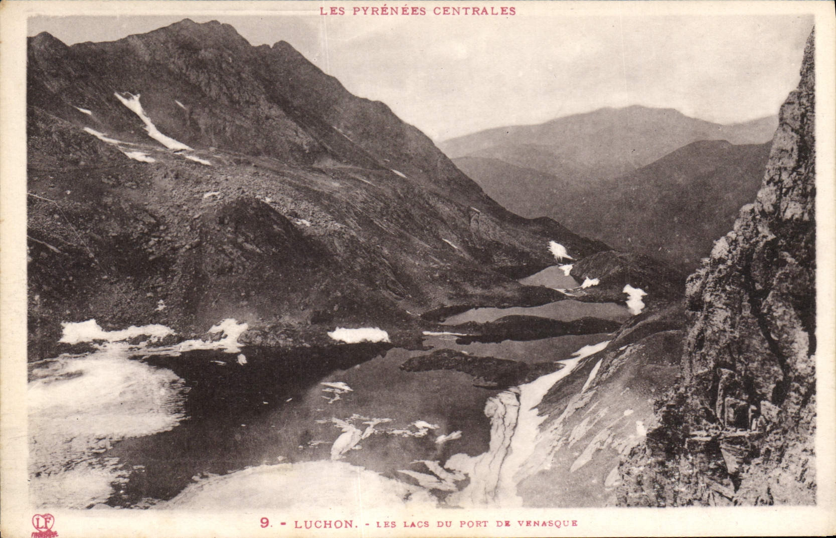 CPA Luchon Les Laos du Port de Vaenasque 