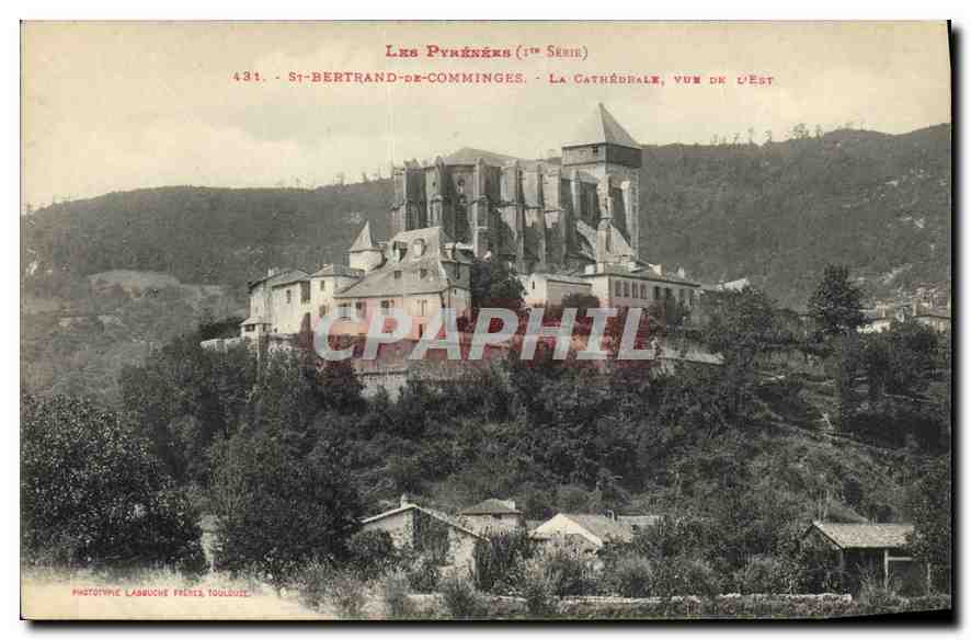CPA St Bertrand de Comminges La Cathedrale vue de D'Est 