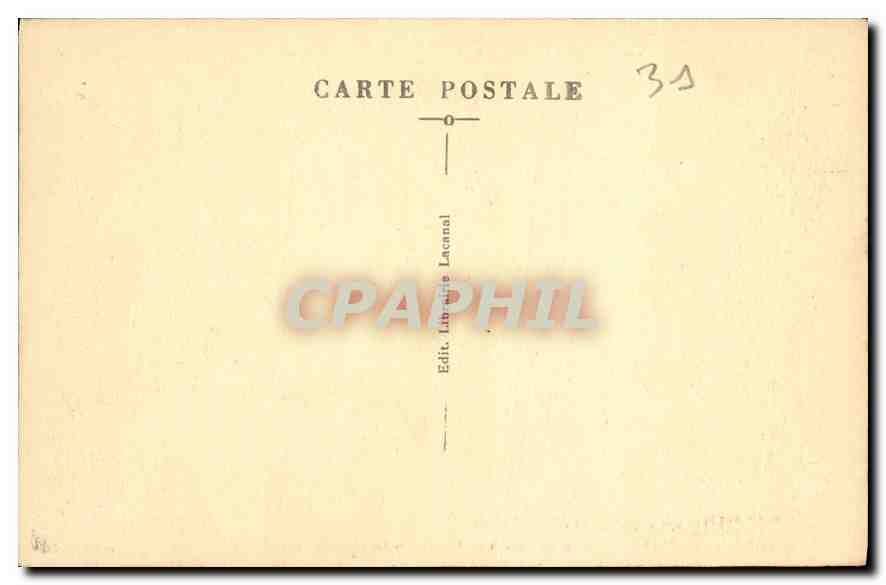 CPA Luchon Les Chalets de l'Espone  — Rückseite