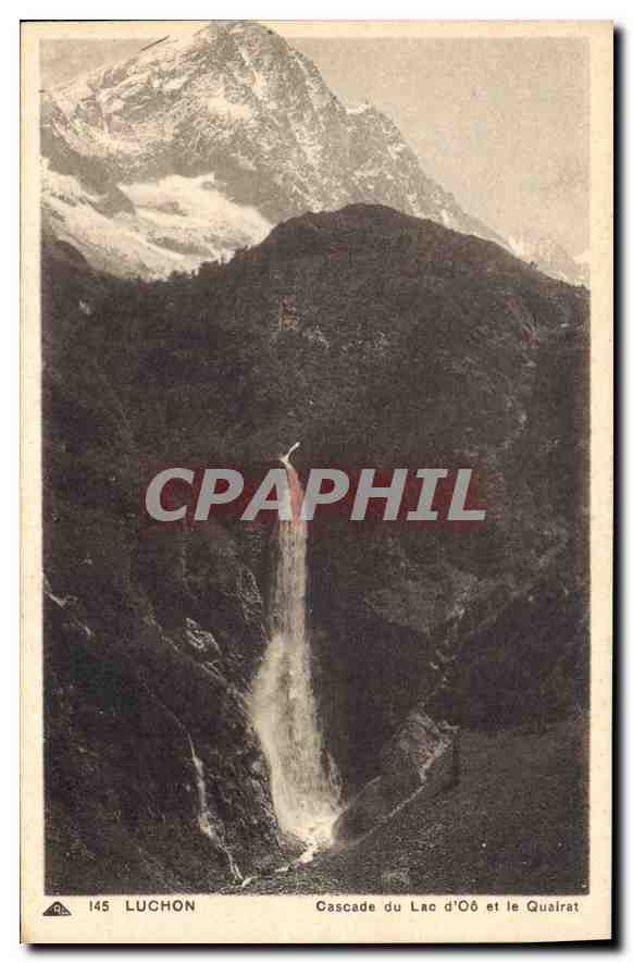 Cascade du Lac d'Oô et le Qualrat — Luchon — série 145