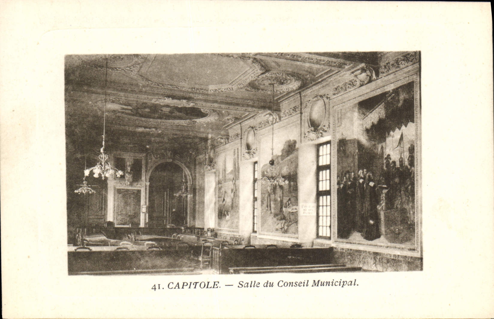 CPA Capitole Salle du Conseil Municipal 