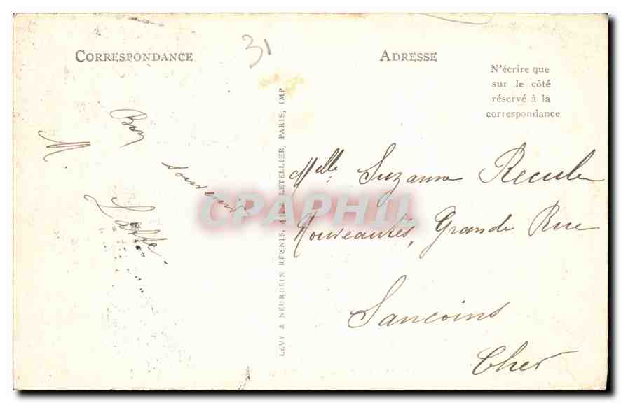 CPA Luchon Superbagneres Le Nothou et la Maladetta  — Rückseite
