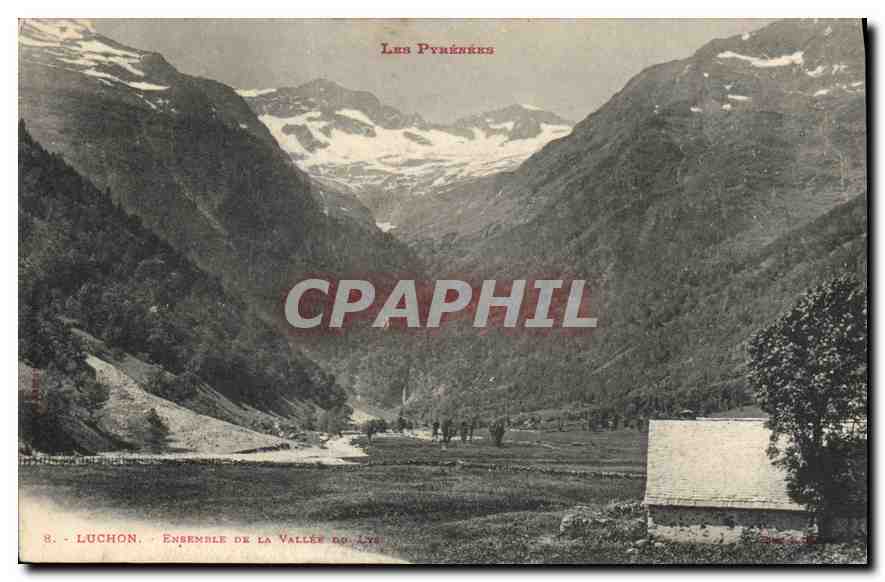CPA Luchon Ensemble de la Vallee du Lys 