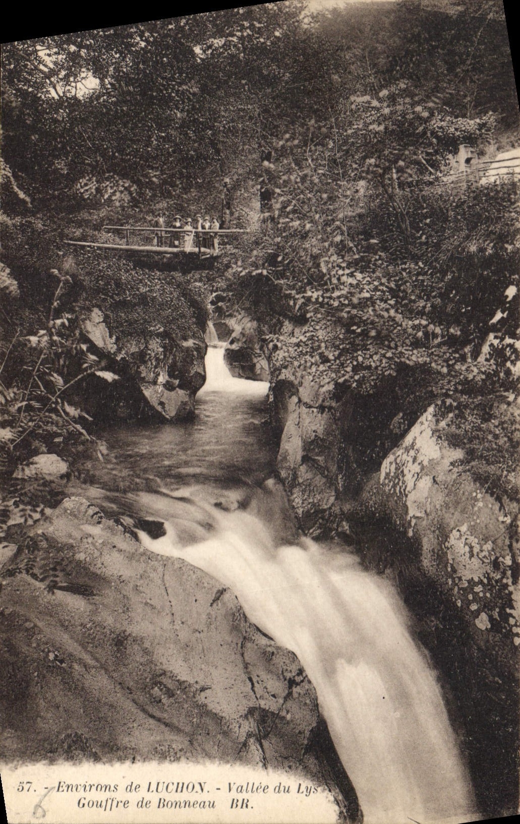 Gouffre de Bonneau — Vallée du Lys — Environs de Luchon — BR