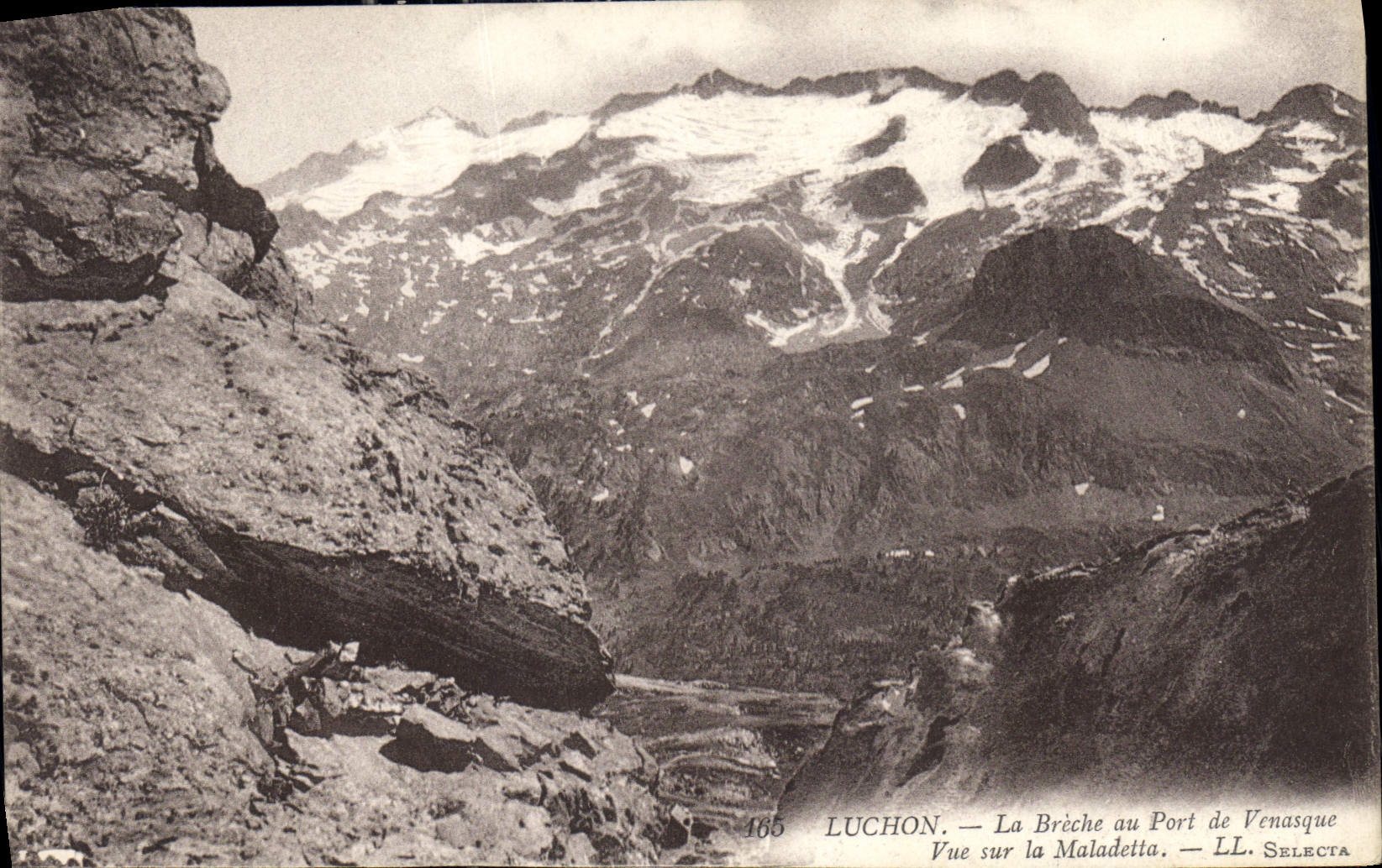 Luchon — Vue sur la Maladetta — LL. Selecta