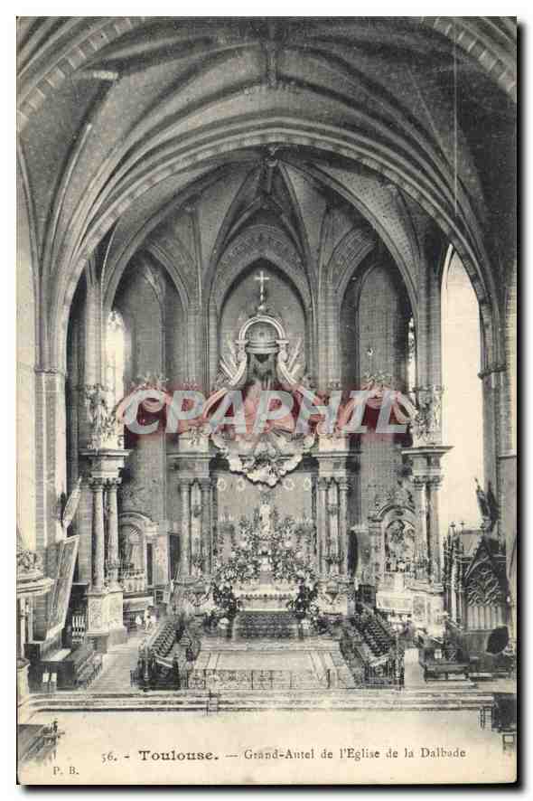 CPA Toulouse Grand Autel de l'Eglise de la Dalbade 