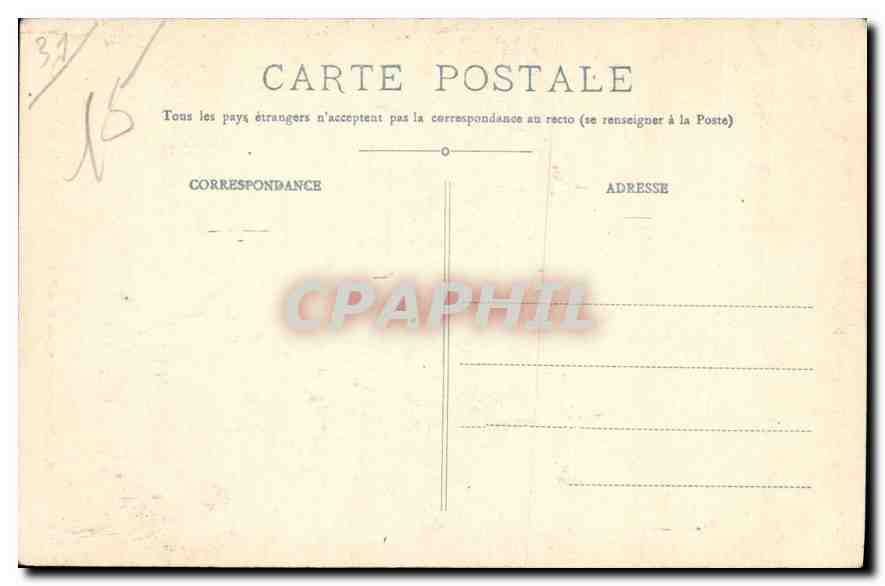 CPA Toulouse Grand Autel de l'Eglise de la Dalbade  — Verso
