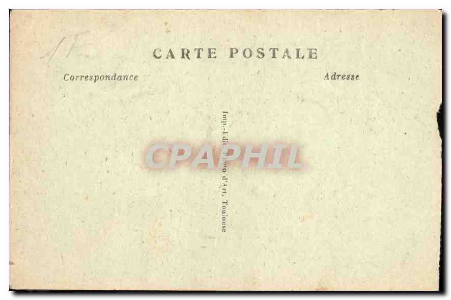Toulouse — Jardin des Plantes — Statue 'Le Retour' (Seysses, sculpt.) — Verso