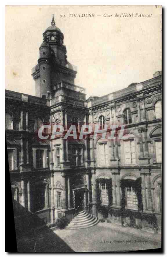 Toulouse — Cour de l'Hôtel d'Assécat — A. Langl-Heinzel, édit. Toulouse