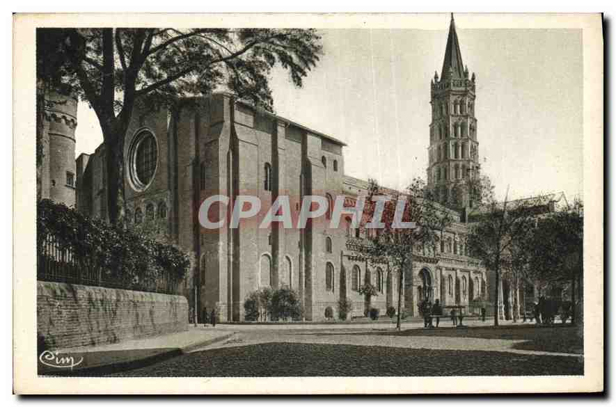 CPA Toulouse Eglise Saint Sernin 